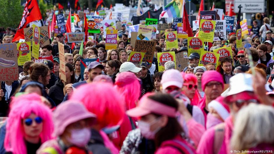 Niemcy. Masowe protesty przeciw AfD podczas kongresu partii