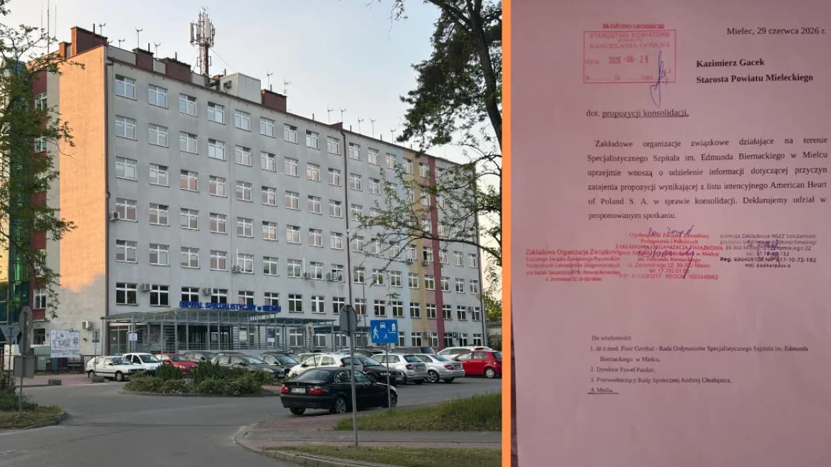 WiadomościZwiązkowcy pytają o „zatajoną propozycję”. Chodzi o szpital w MielcuZwiązkowcy pytają o „zatajoną propozycję”. Chodzi o szpital w Mielcu