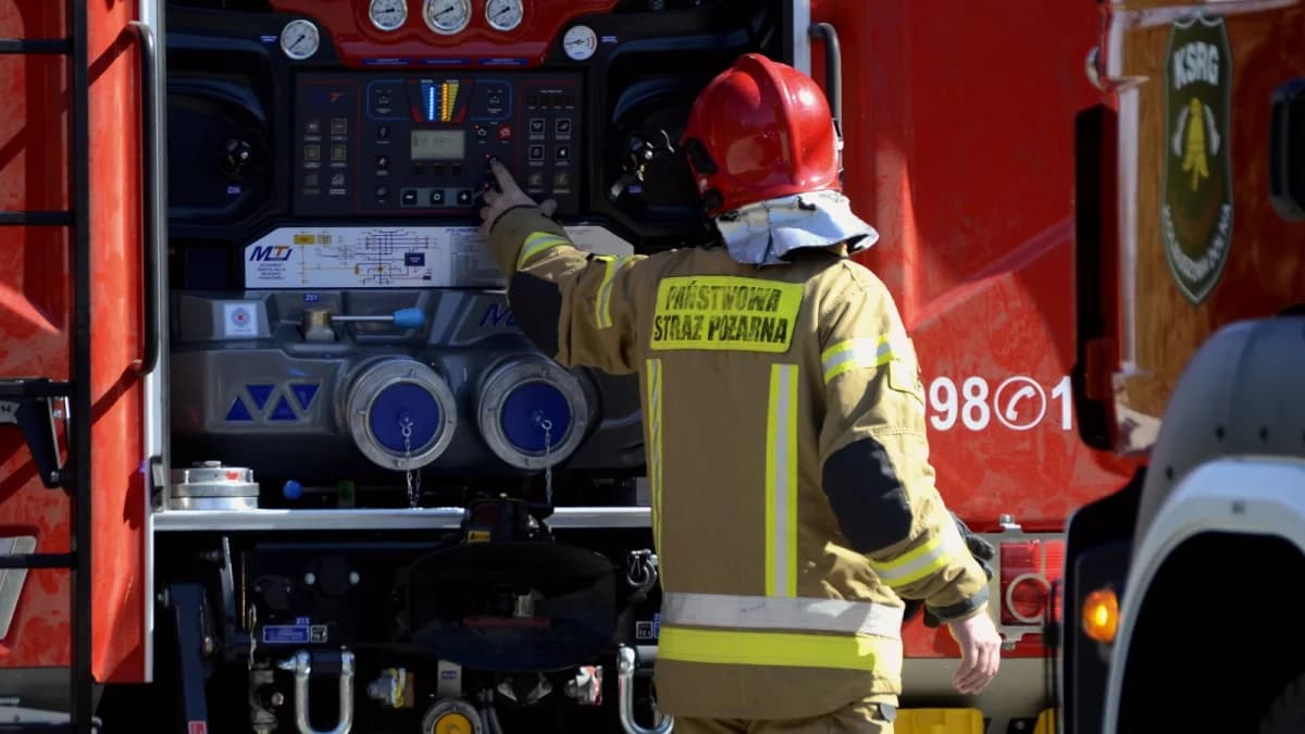 Siedem interwencji w dwa dni. Strażacy wyjeżdżali do zdarzeń w całym powiecie