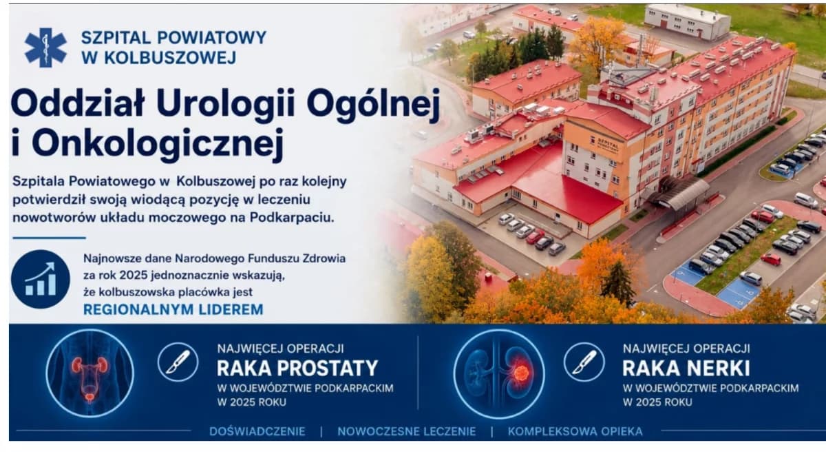 Kolbuszowa liderem urologii onkologicznej na Podkarpaciu
