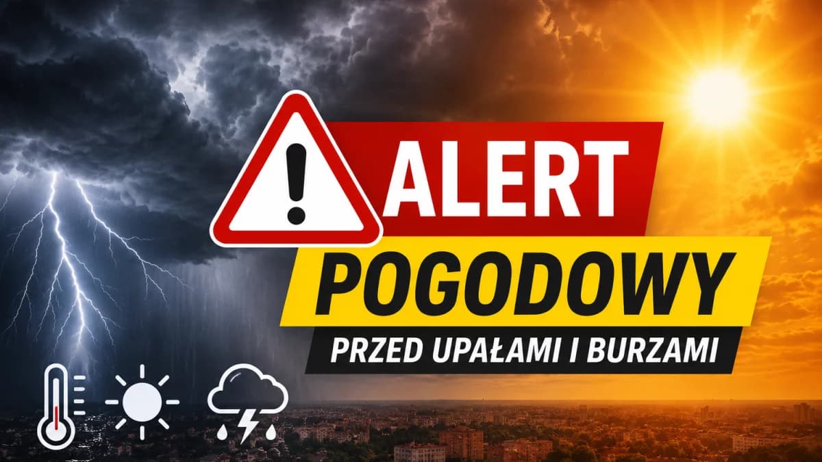 Nadciągają upały i gwałtowne burze. IMGW wydał ostrzeżenia
