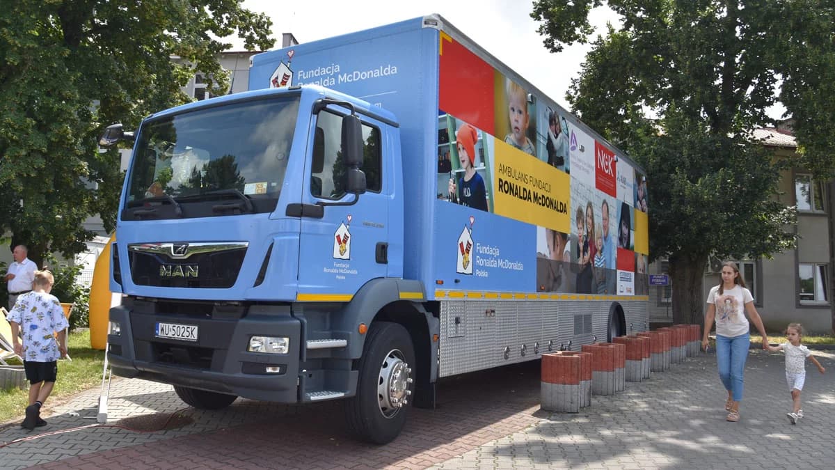 Ambulans Fundacji Ronalda McDonalda ponownie w naszym mieście. Te badania USG dla dzieci są bezpłatne