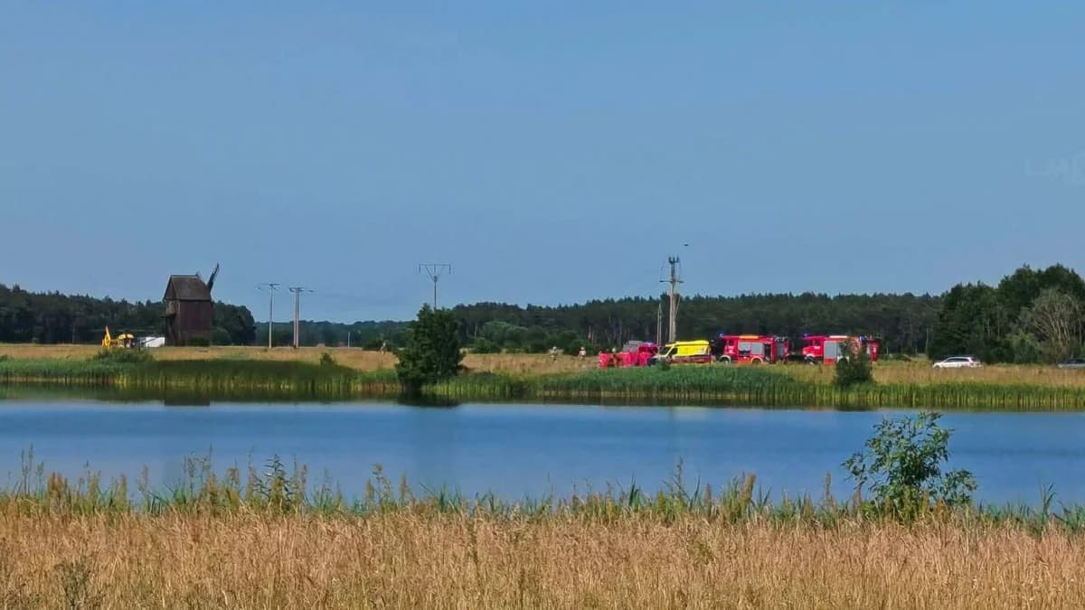 Ustalenia po tragedii w Jutrosinie. Mężczyzna wszedł do zbiornika wodnego i osunął się