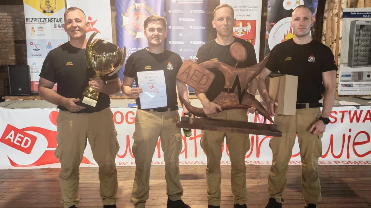 Pokonali 31 drużyn z całego kraju. Wielki sukces strażaków z Pleszewa