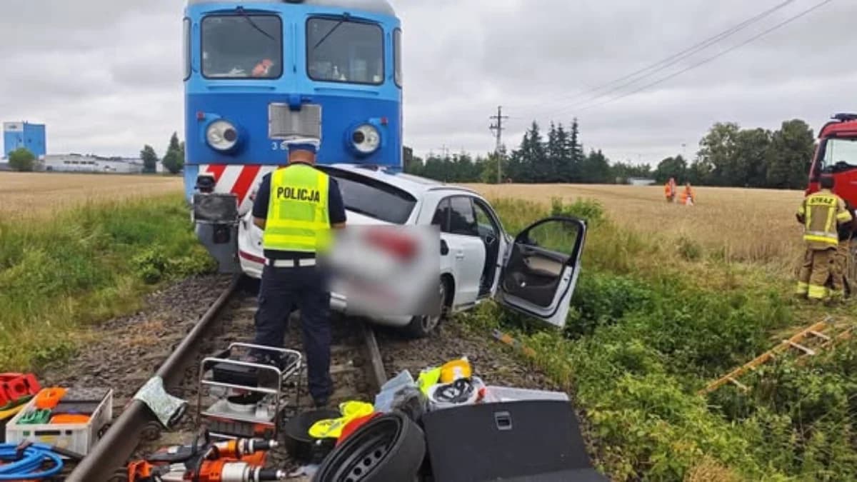 Tragedia na torach w Wielkopolsce Tragedia na torach w Wielkopolsce