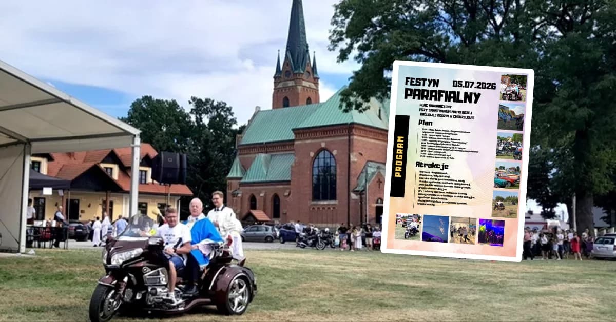 Chorzelów zaprasza na wielki festyn parafialny. W programie koncerty, pokazy i atrakcje dla całych rodzin