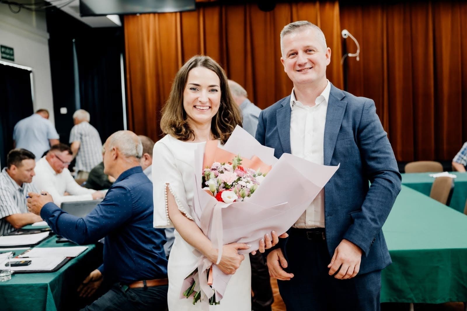 Martyna Pawłowska, wójt gminy Łoniów z jednogłośnym poparciem radnych