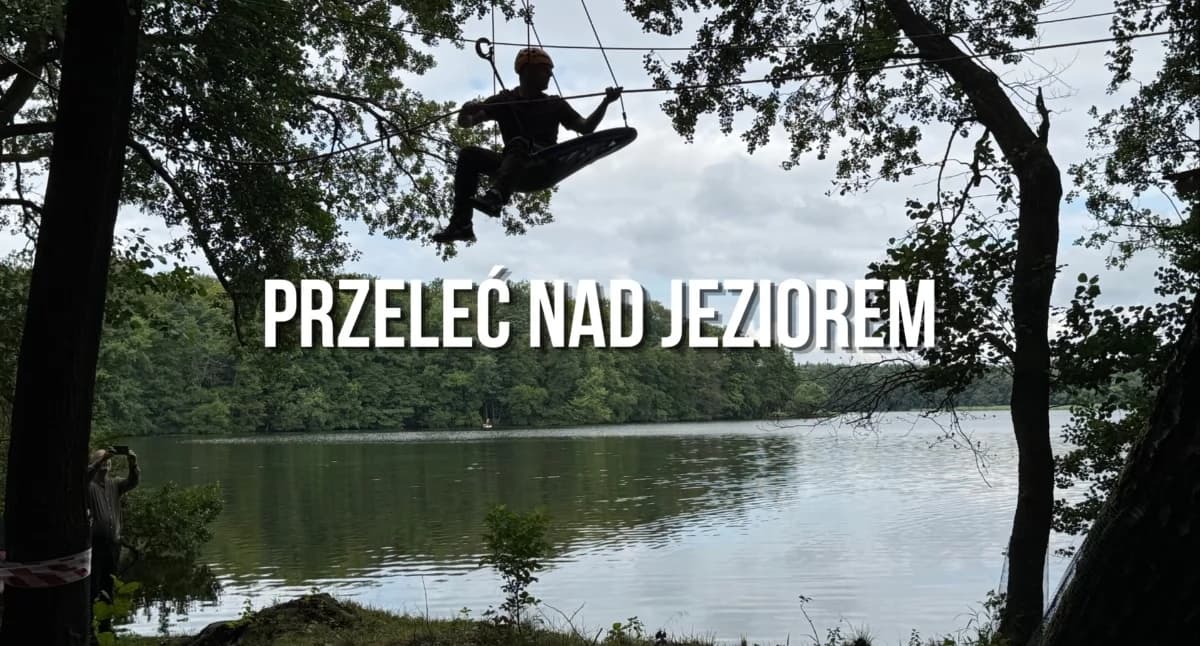 Będzie nowa atrakcja w Szczecinku! Tyrolka z lotem nad jeziorem 4