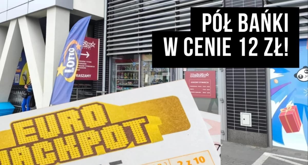 Pół bańki w cenie 12 złotych! Eurojackpot …