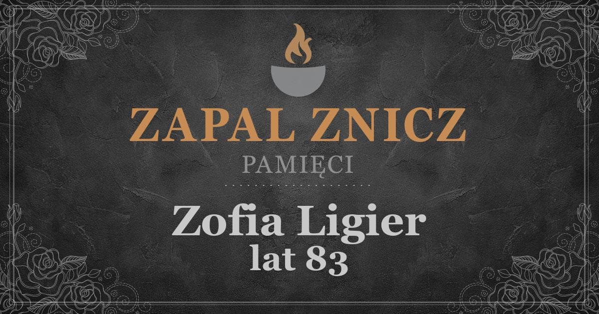 ŚPZofia Ligierżyła lat 83Zapalonych zniczy (6)