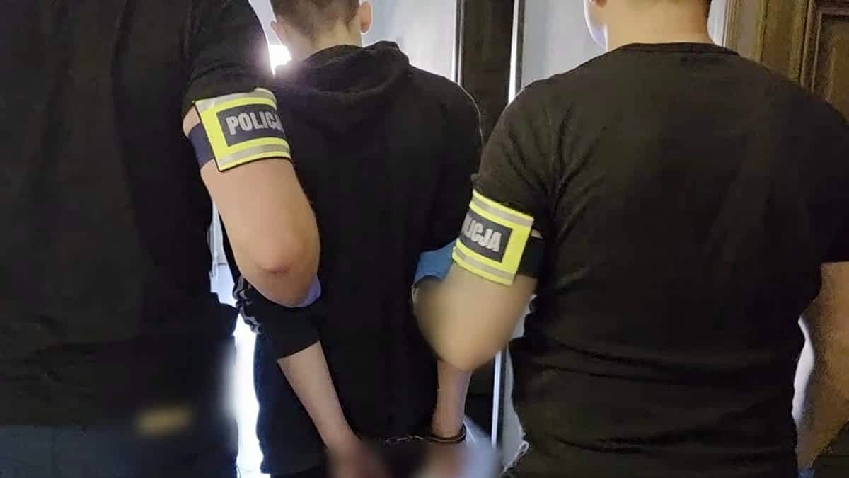 Zamaskowany 20-latek rozpylił gaz i okradł sklep RTV AGD w Olsztynie