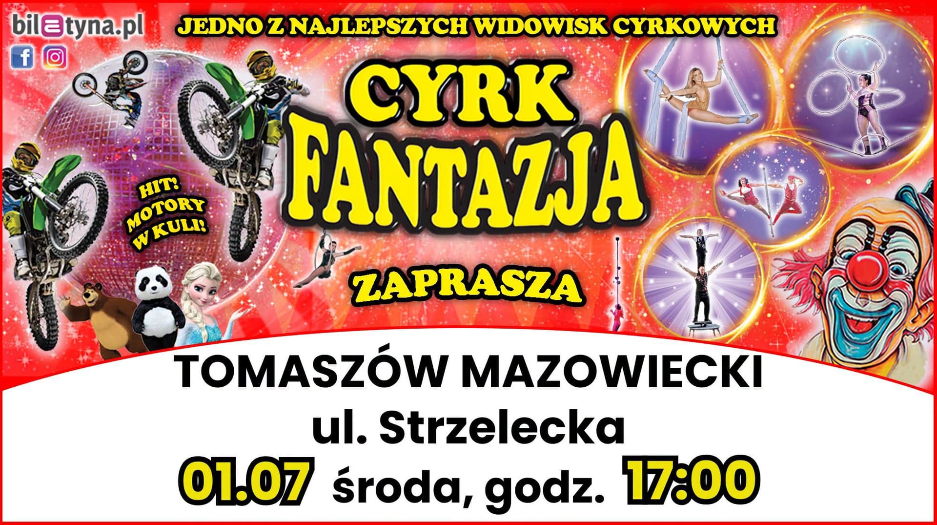 Cyrk Fantazja zaprasza na nowe, niesamowite widowisko sezonu 2026 w naszym mieście