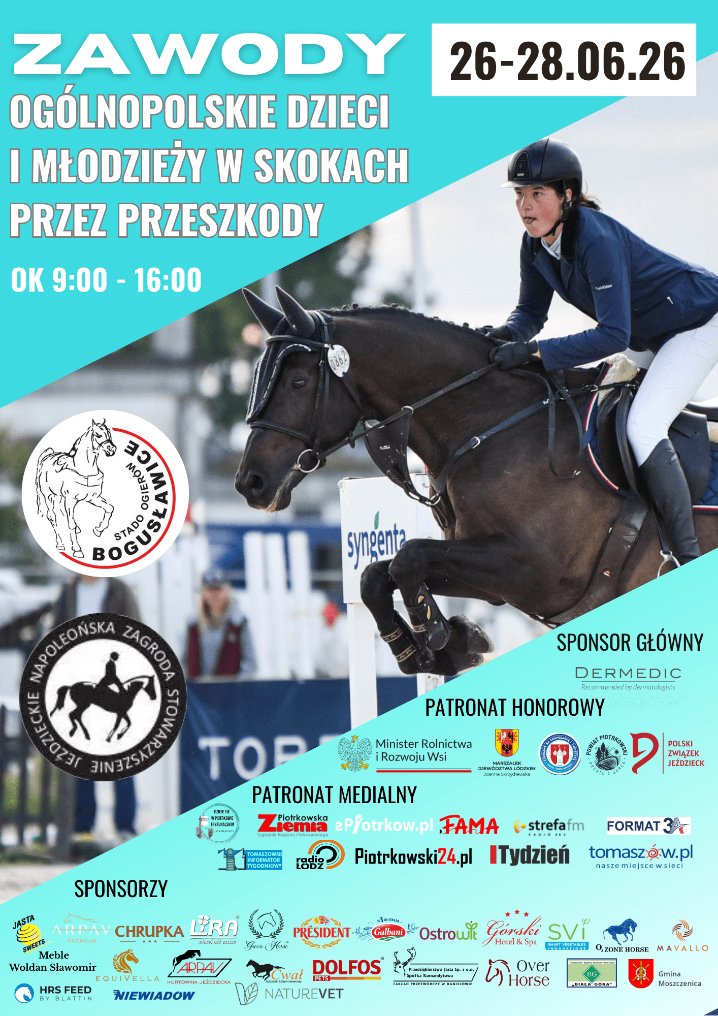Zapraszamy na Zawody Jeździeckie w najbliższy weekend w Bogusławicach