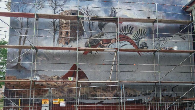 W Wyszynie powstaje mural o Stefanie Batorym