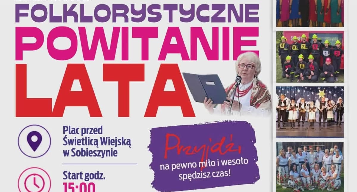 Folklorystyczne Powitanie Lata w Sobieszynie – muzyka, taniec i zabawy dla całej rodziny