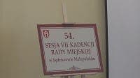 Sędziszów Młp – (01.10.br) – 54 Sesja Zwyczajna Rady Miejskiej