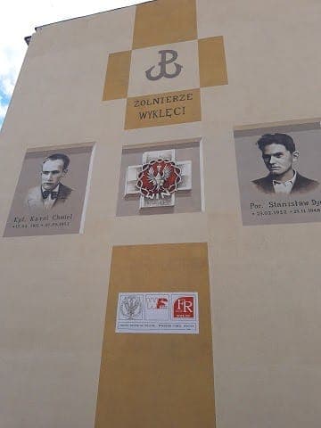 Ropczyce: Mural Żołnierzy Wyklętych