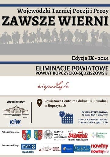 Ropczyce: IX Edycja Konkursu „Zawsze Wierni” (12 -13.03. br.)