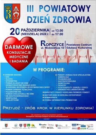 Ropczyce: III Powiatowy Dzień Zdrowia (20.10. br.)