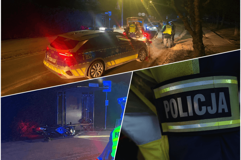 Uciekał przed policyjnym patrolem ulicami Szczytna. Oficer policji wyrzucony ze służby