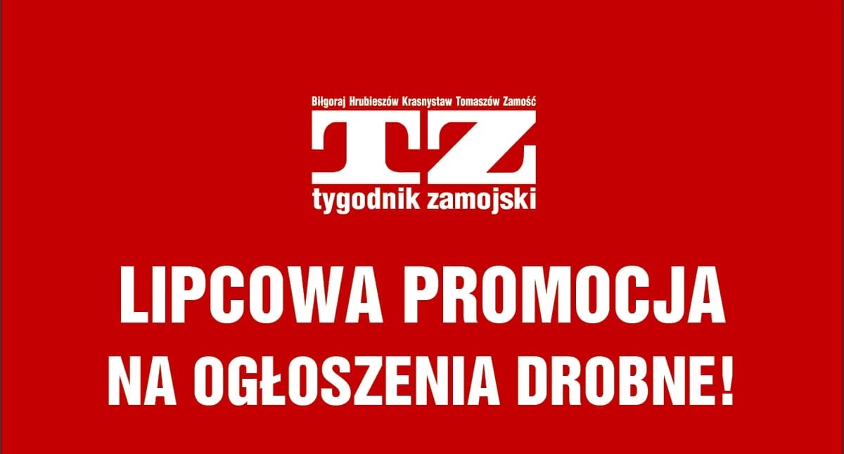 LIPCOWA PROMOCJA NA OGŁOSZENIA DROBNE!