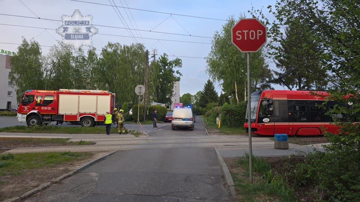 31-latek zginął pod tramwajem na ulicy Leśnej w Bytomiu