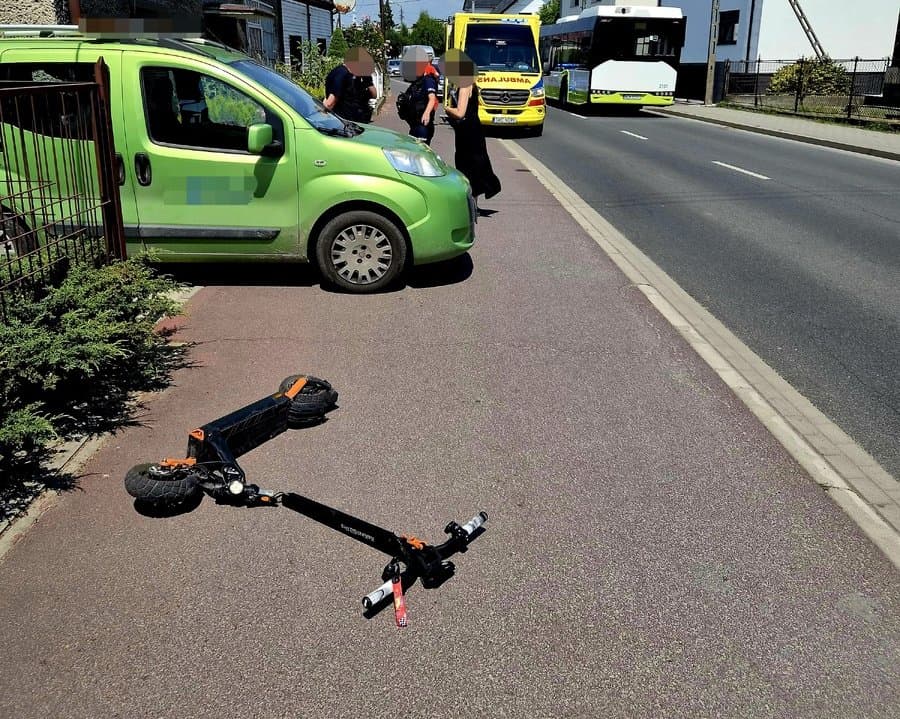 Racibórz: Policja wzmacnia kontrole hulajnóg elektrycznych. Stwierdzili naruszenia i dwa wypadki
