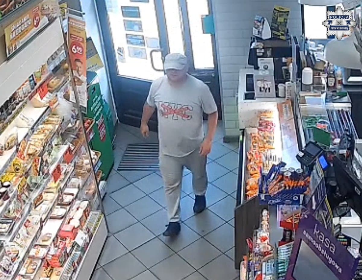 Tarnowskie Góry: Policja szuka mężczyzny, który posłużył się przywłaszczoną kartą