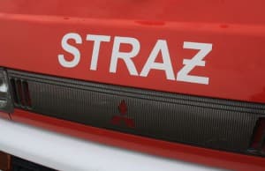 Pożar lasu w Kłodnicy