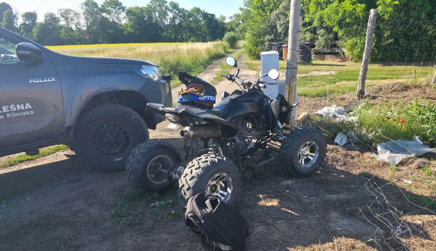 Chciał emocji, to je dostał. Chyba nie o takie chodziło młodemu offroadowcowi