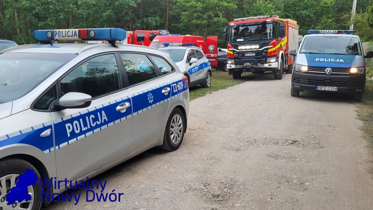 Trwają poszukiwania 21-latka. Do akcji włączono strażaków z psem poszukiwawczym i dronem