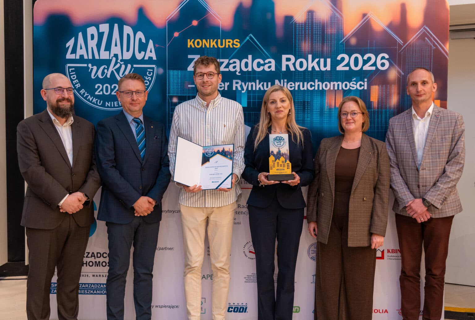 Zespół Wspólnot Mieszkaniowych “MBM” z Kielc wyróżniony w ogólnopolskim konkursie „Zarządca Roku 2026”