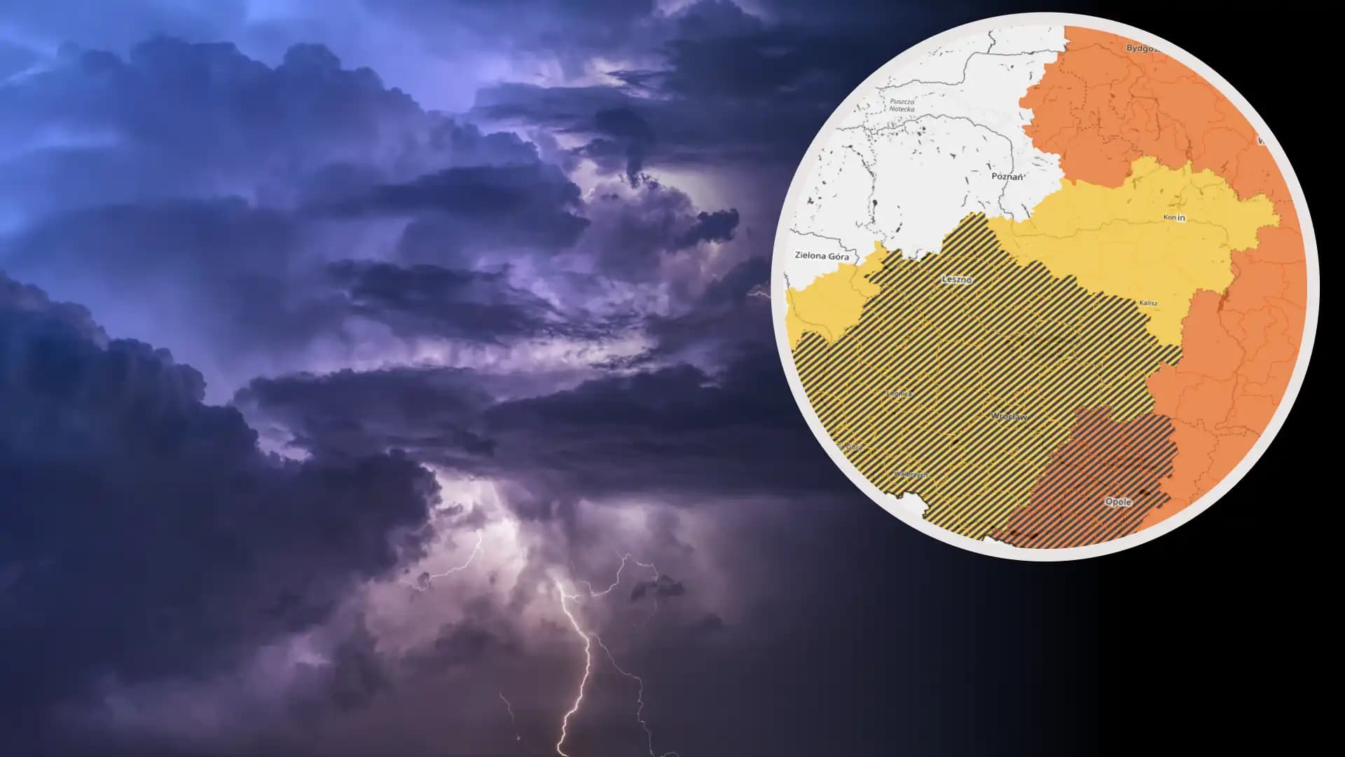 Burze nad regionem. Nowe alerty IMGW