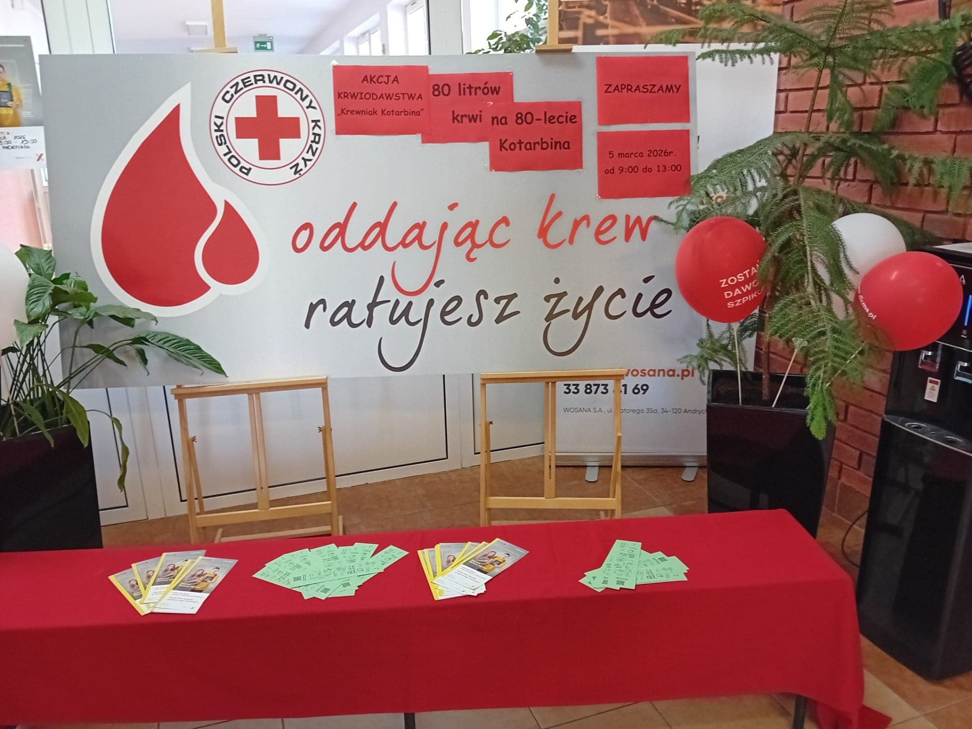 Rekordowa liczba oddanej krwi w „Kotarbinie”- aż 82 litry!