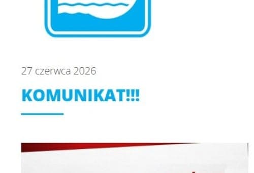 Komunikat o możliwych przerwach w dostawie wody podczas fali upałów