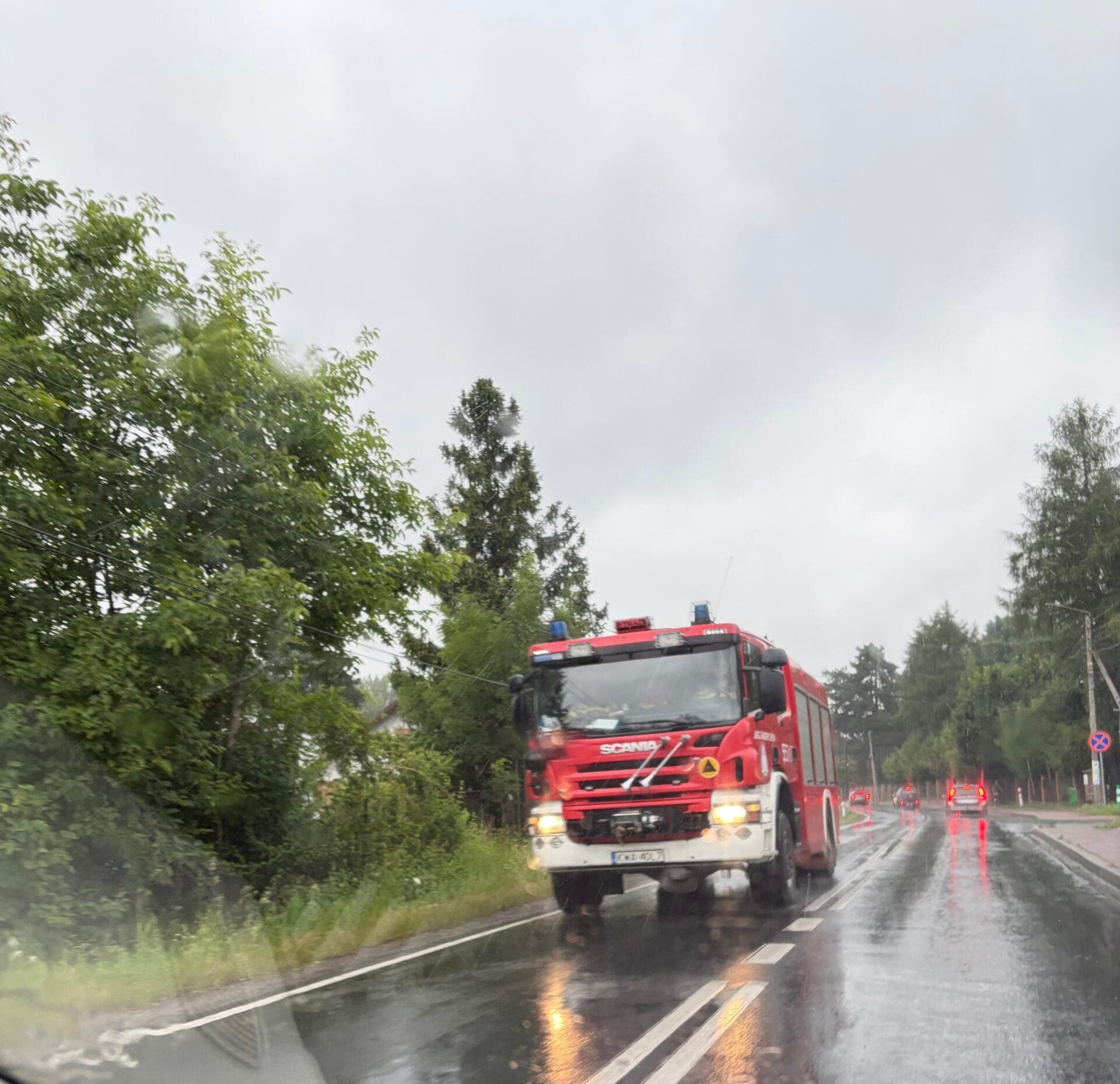 Andrychów: Kolizja przy cmentarzu