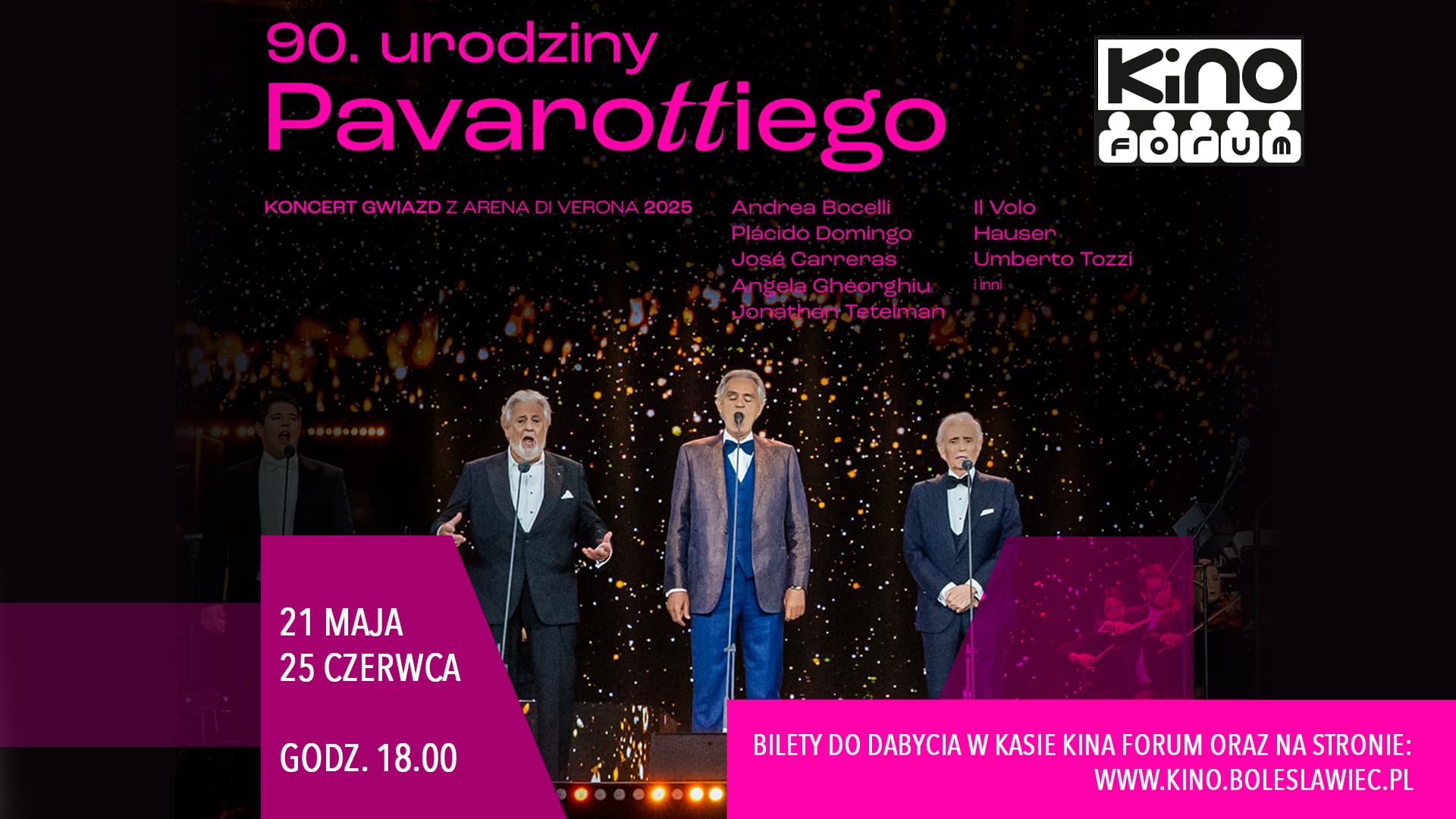 90. urodziny Pavarottiego w FORUM
