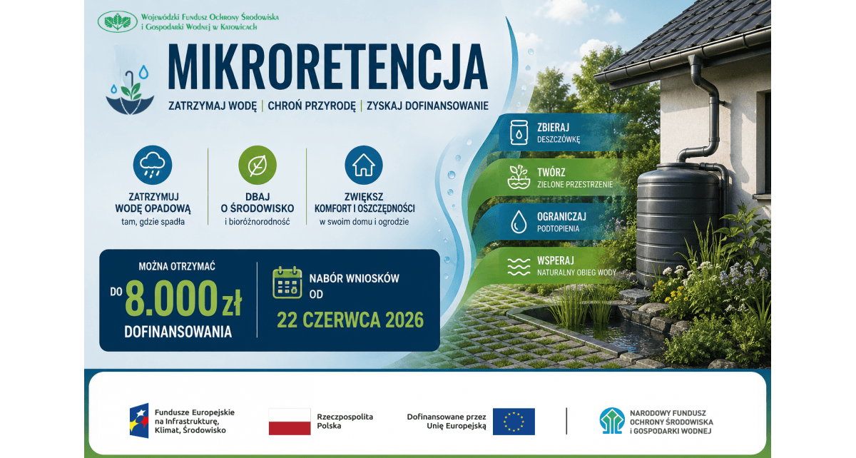 Wisła: Nabór do programu wsparcia inwestycji w gospodarowanie wodami opadowymi