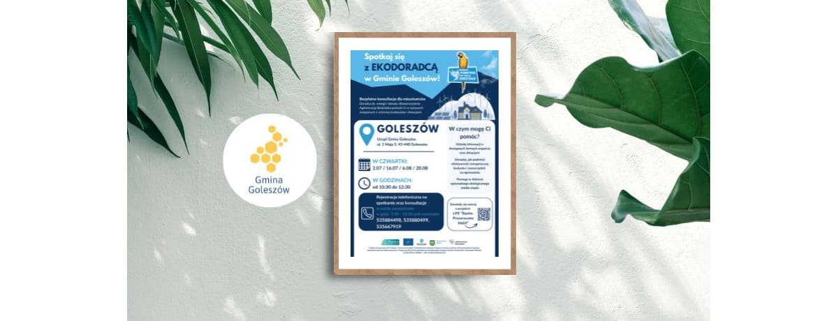Goleszów: Ekodoradca zaprasza na konsultacje