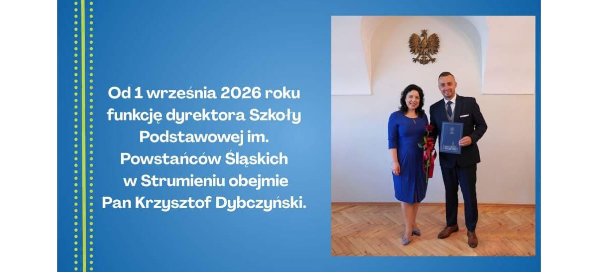 Strumień: Nowe kierownictwo w szkole podstawowej