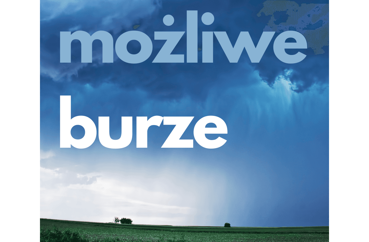 Cieszyn: Ostrzeżenie meteorologiczne przed burzami