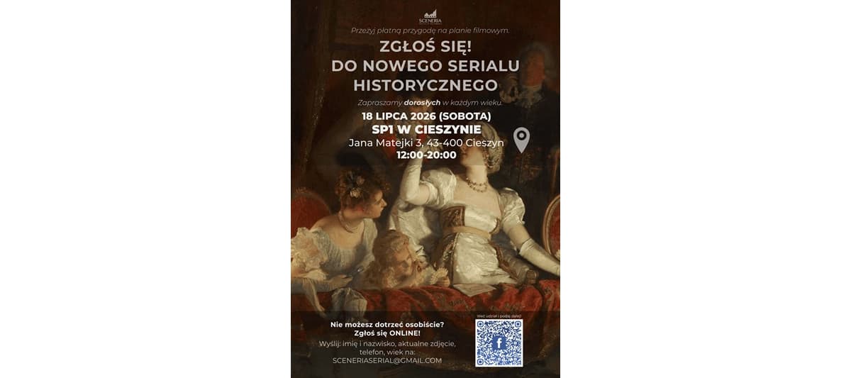 Cieszyn: Rekrutacja statystów do serialu kostiumowego