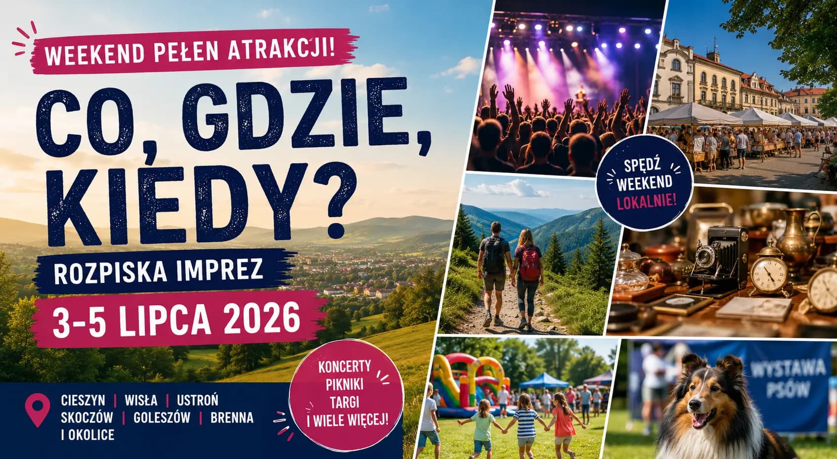 Śląsk Cieszyński na weekend (3-5.07). Przegląd wydarzeń z regionu