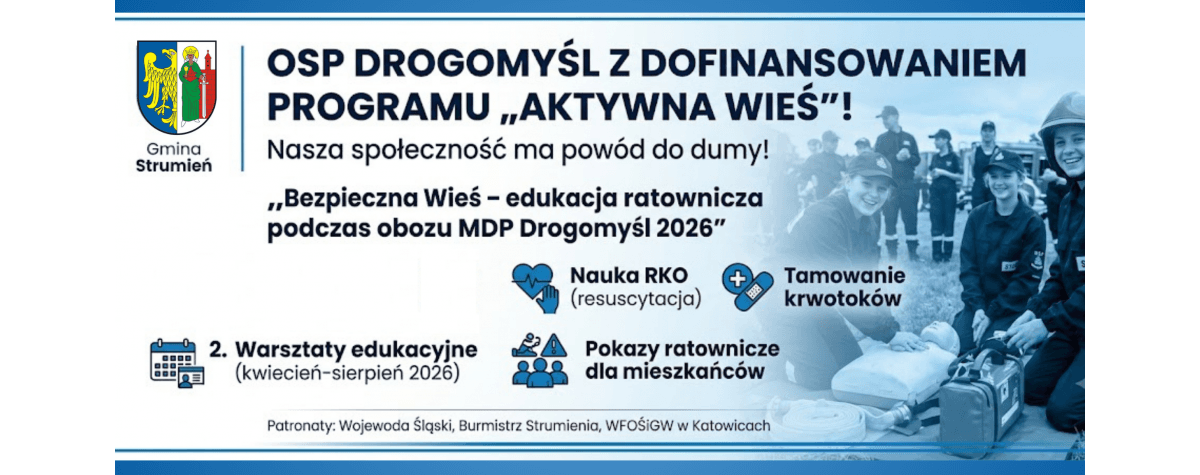 Strumień: Edukacja ratownicza w lokalnej społeczności