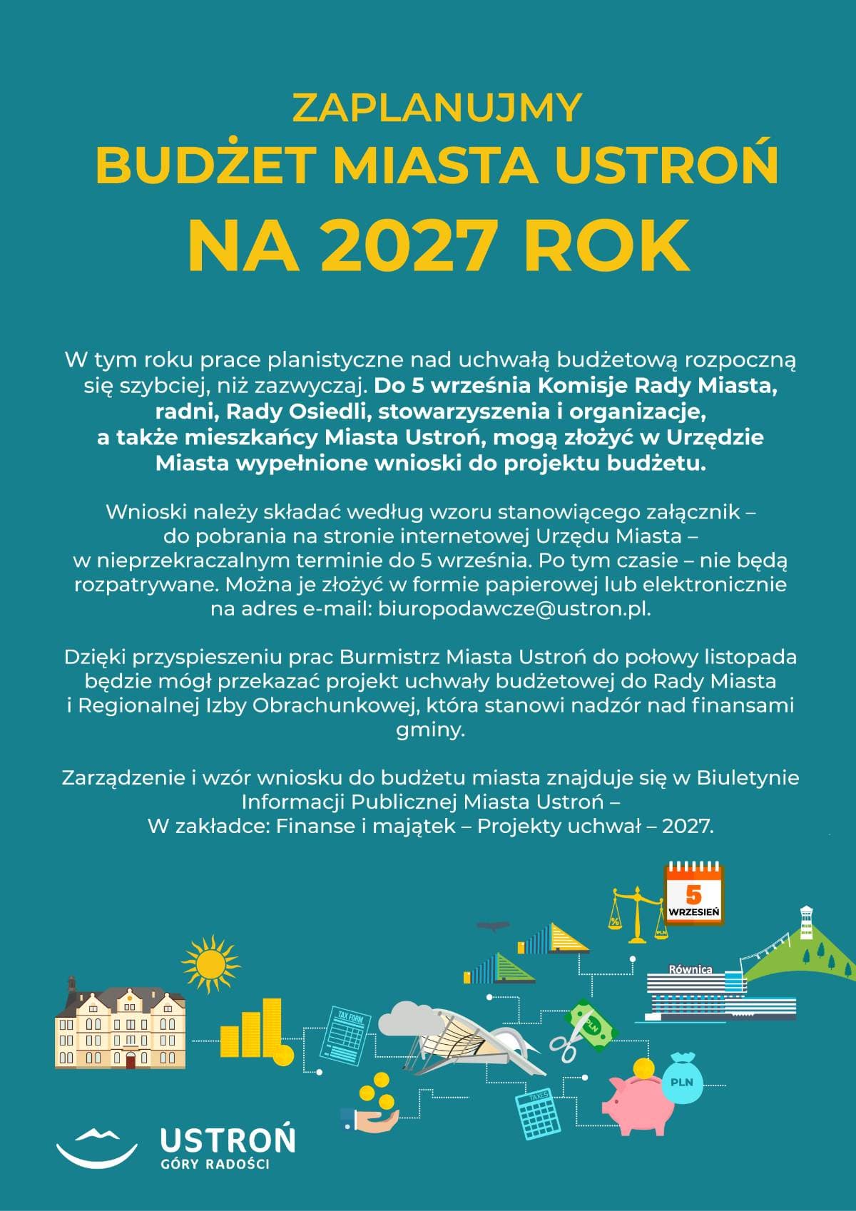Ustroń: Planowanie budżetu na 2027 rok