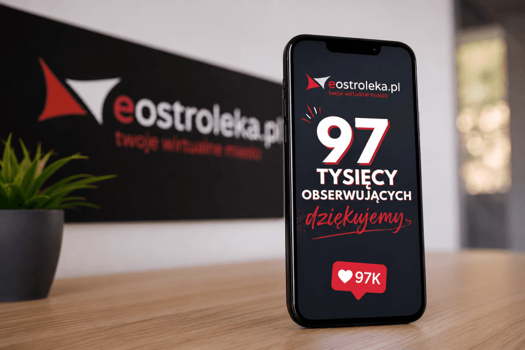 OstrołękaAUTOPROMOCJAeOstrołęka regionalnym liderem w social media. Już ponad 97 tysięcy obserwujących na Facebooku