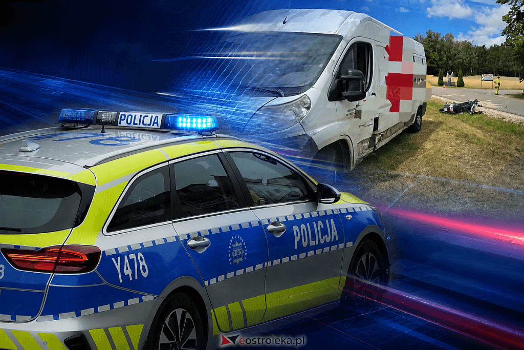RegionNA SYGNALEKurier z powiatu ostrołęckiego spowodował wypadek. Seniorka w szpitalu [ZDJĘCIA] 0