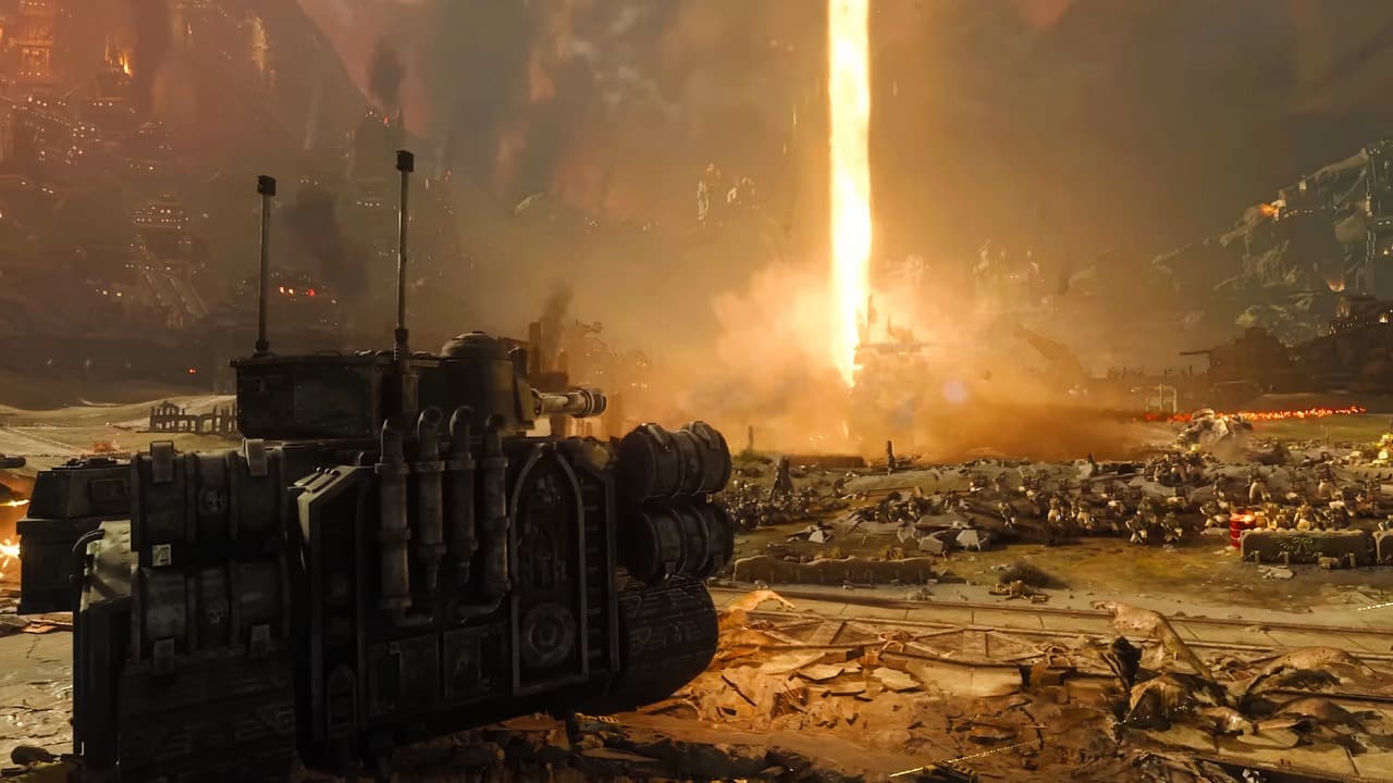 Total War: Warhammer 40K na 6-minutowym materiale. To zapowiedź pokazu dużej bitwy między Gwardią Imperialną i Orkami