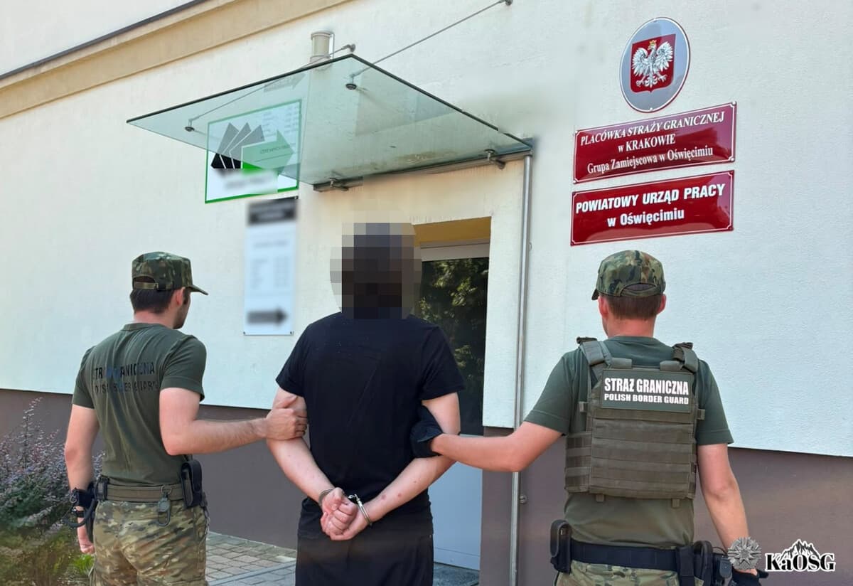Obywatel Ukrainy zatrzymany po opuszczeniu zakładu karnego