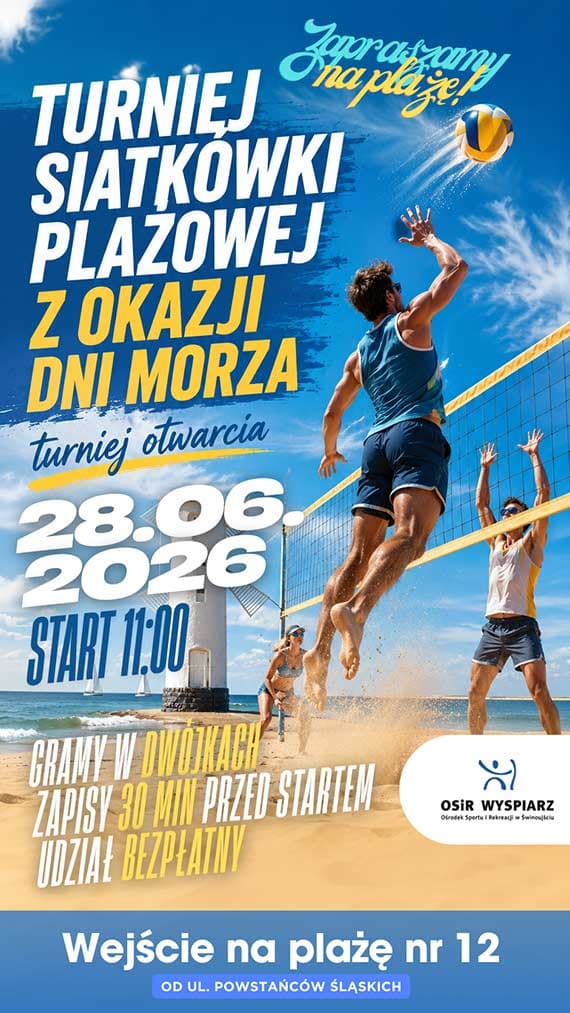 Turniej Siatkówki Plażowej z okazji Dni Morza – Turniej Otwarcia